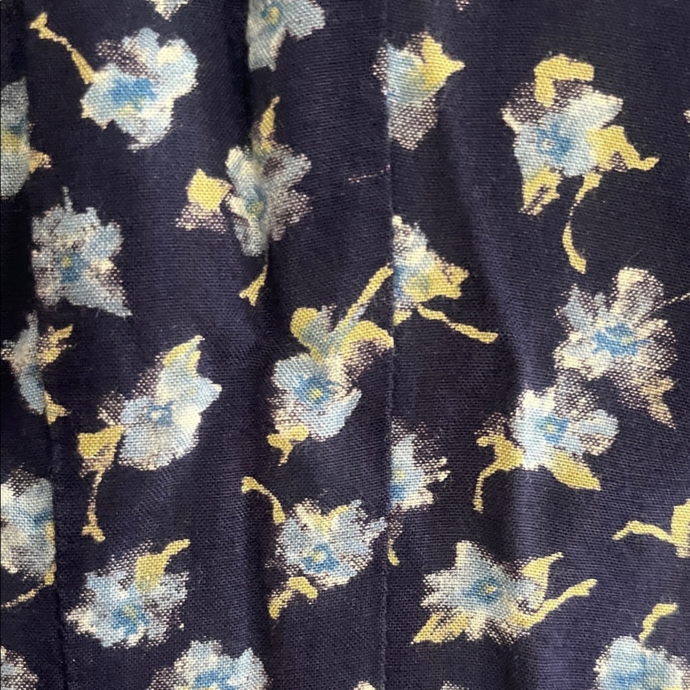 Vintage L. L. Bean Floral Navy Dress - Picture 5 of 5